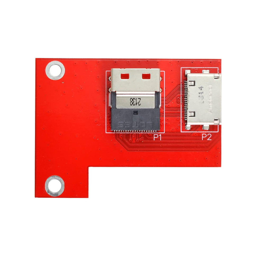 CY PCI-Express 4.0 Slimline SAS SFF-8654 auf Oculink SFF-8611 SFF-8612 PCBA Buchse Adapter mit Halte