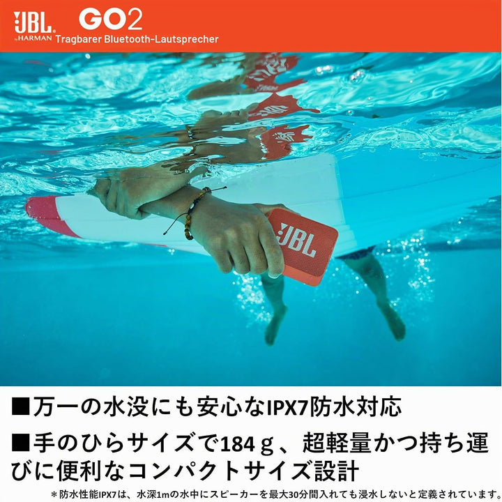 JBL GO2 Minispeaker Schwarz Tragbarer Lautsprecher Wireless Bluetooth 3 Watt No Color, No Color