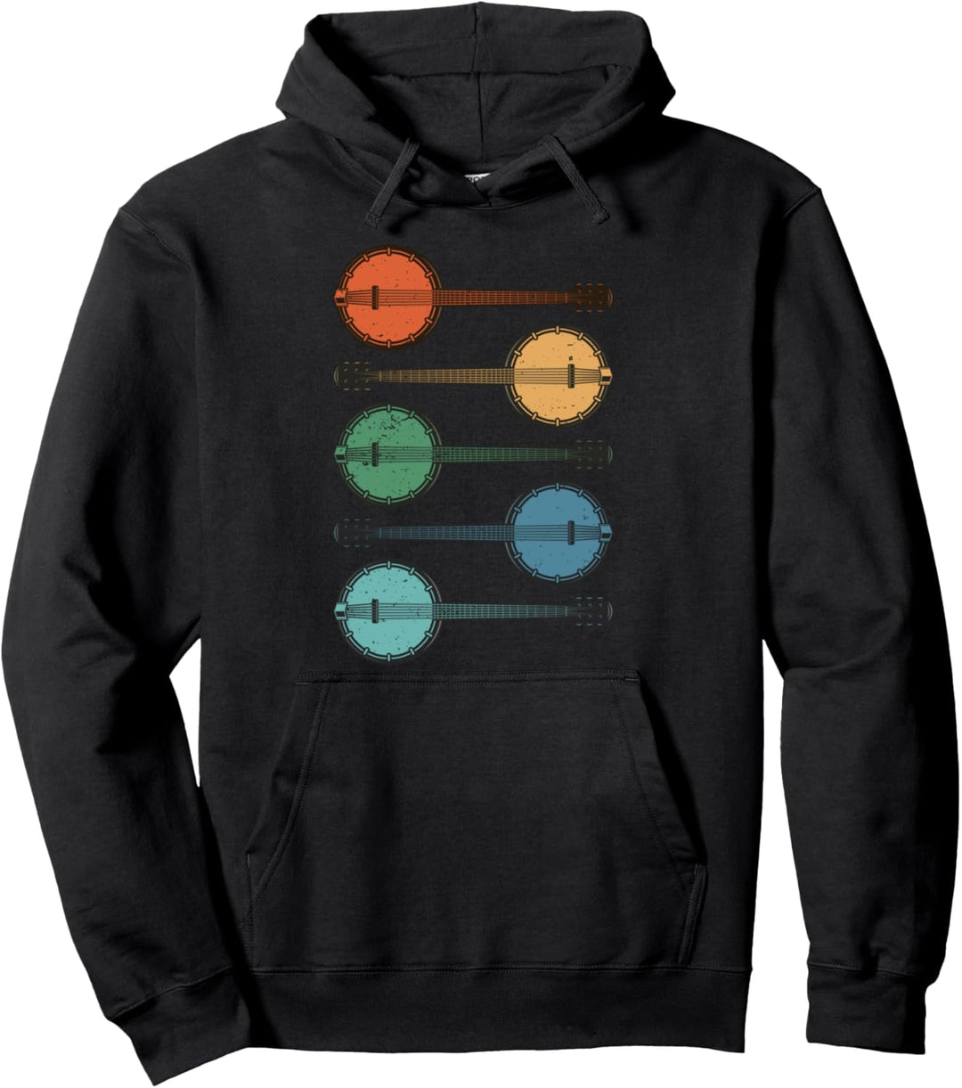Banjos Musikinstrument Zupfinstrument Banjospieler Banjo Pullover Hoodie