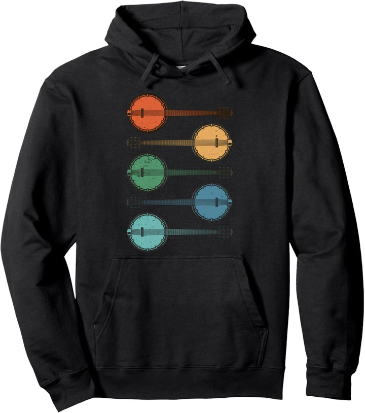Banjos Musikinstrument Zupfinstrument Banjospieler Banjo Pullover Hoodie