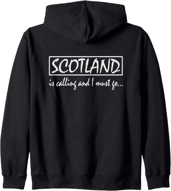 Schottland ist Calling und ich muss Go Funny schottisch Kapuzenjacke