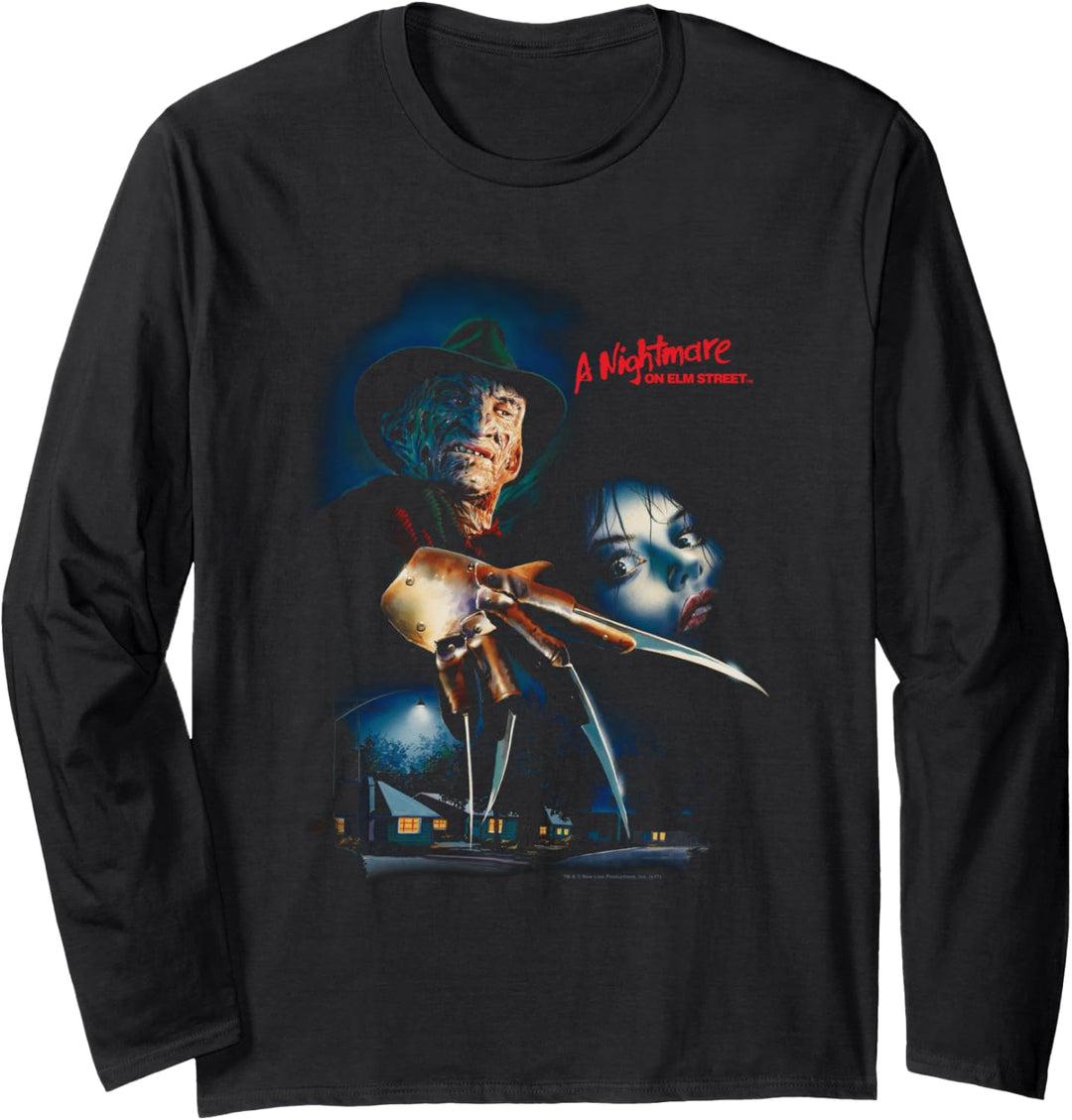 Nightmare on Elm Street Poster Langarmshirt