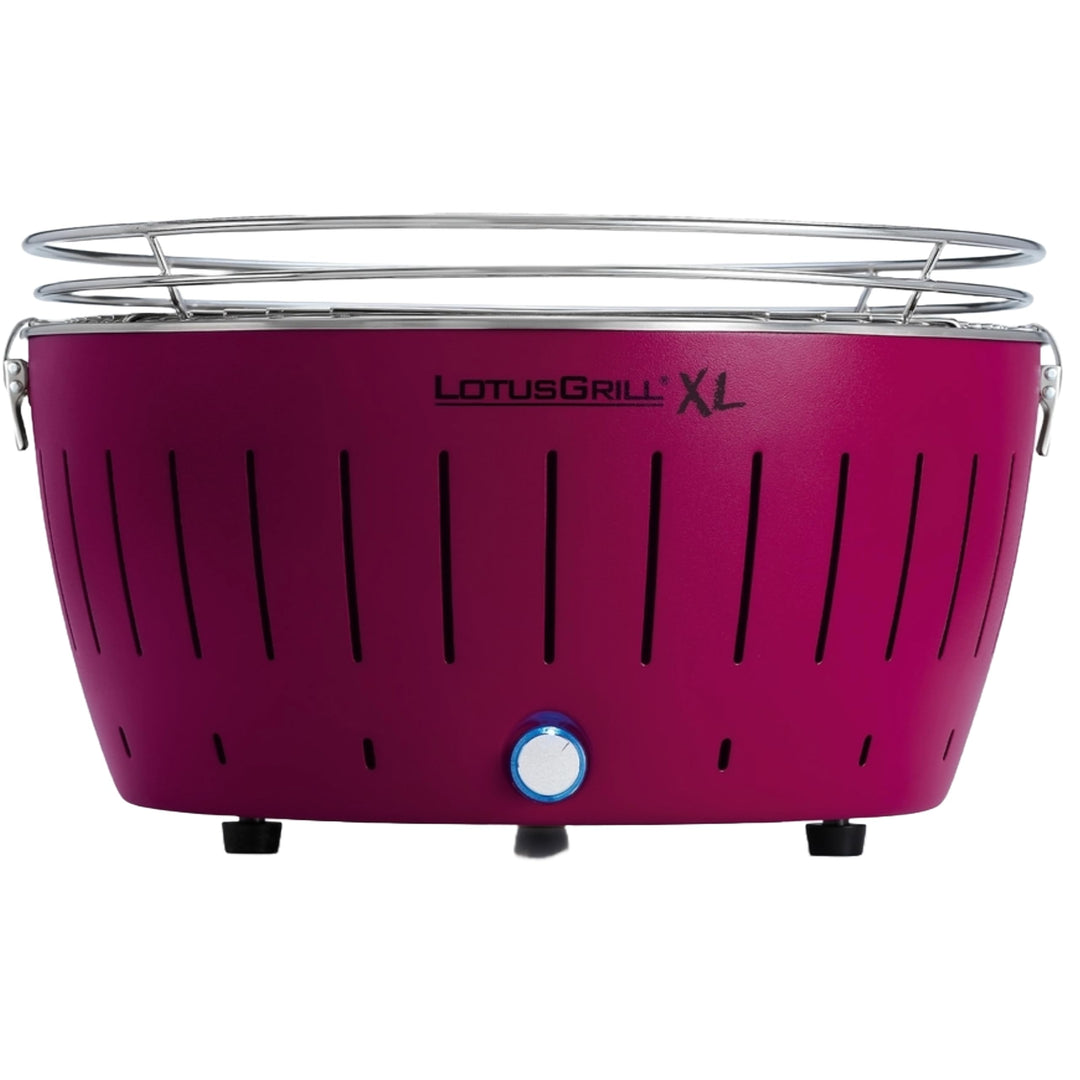 LotusGrill Kohlegrill Serie 435 XL, Zitrus, 43,5 x 35 x 25,7 cm, Lila Lilac, Lilac