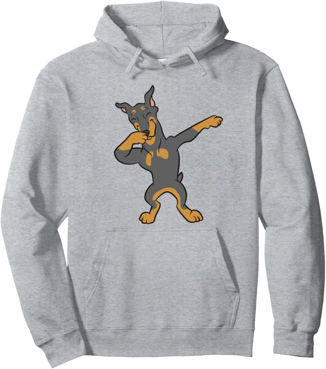 Dobermann Pinscher Dabbing süsser Dobermann-Hund Pullover Hoodie