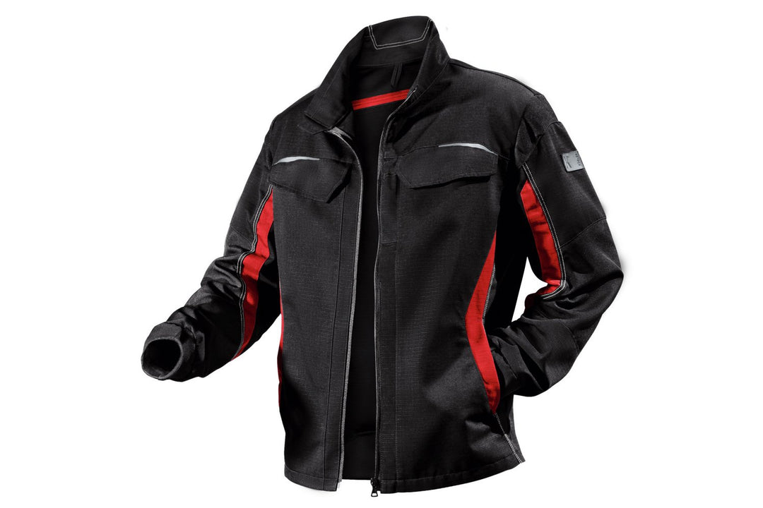 Kübler Pulsschlag - Jacke Schwarz Weiss/Rot 50, Weiss/Rot 50