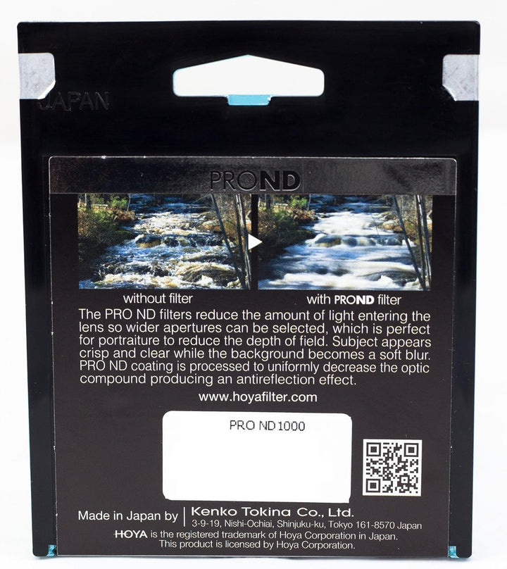 Hoya Pro ND-Filter (Neutral Density 1000, 58mm), 58mm