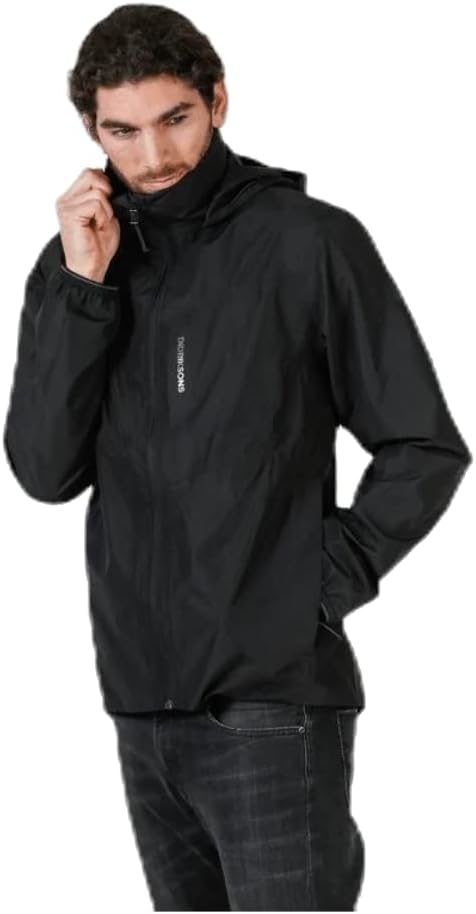 Didriksons Incus Jacket Men - wasserdichte Outdoorjacke Schwarz M, Schwarz M