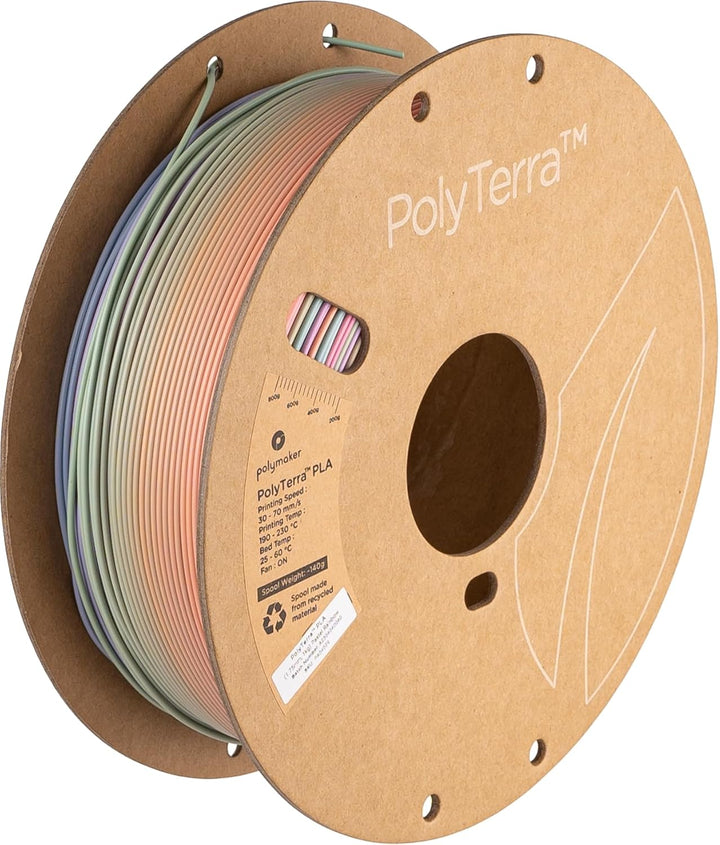 Polymaker Polyterra PLA Gradient - 1.75mm - 1kg - Pastel Rainbow 001-1kg Pastell Regenbogen【neu】 1,7