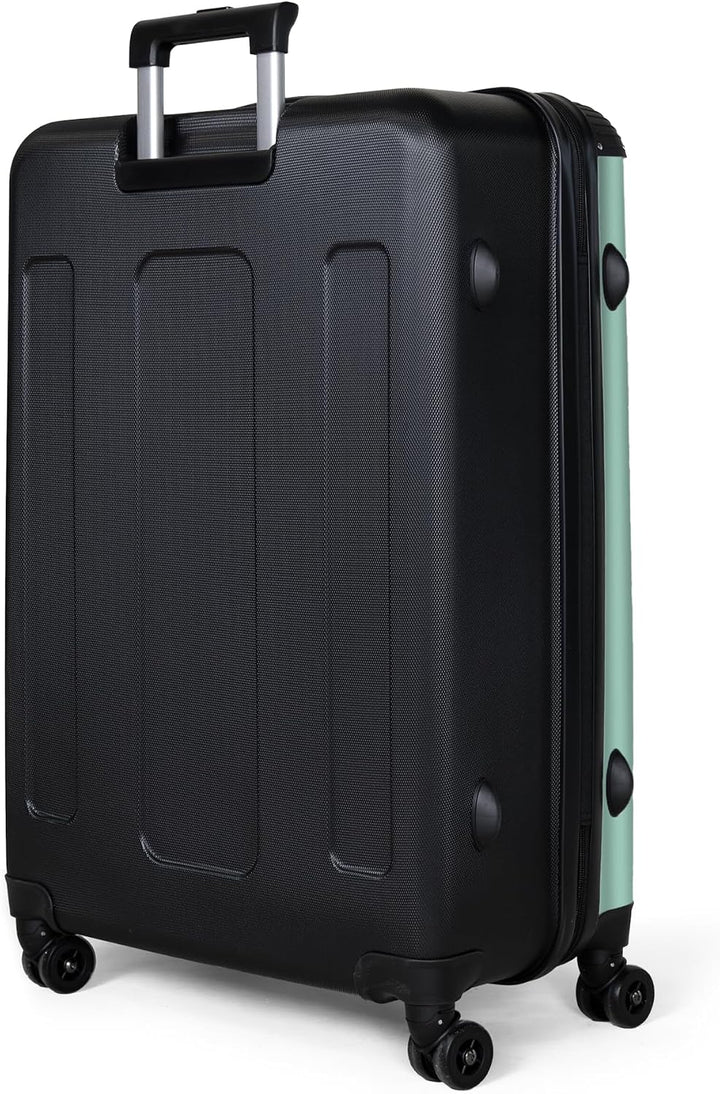 NoBoringSuitcases.com® Koffer XL Gross 77x51.5x28 cm Hartschale Reisekoffer 4 Rollen Leicht Koffer T