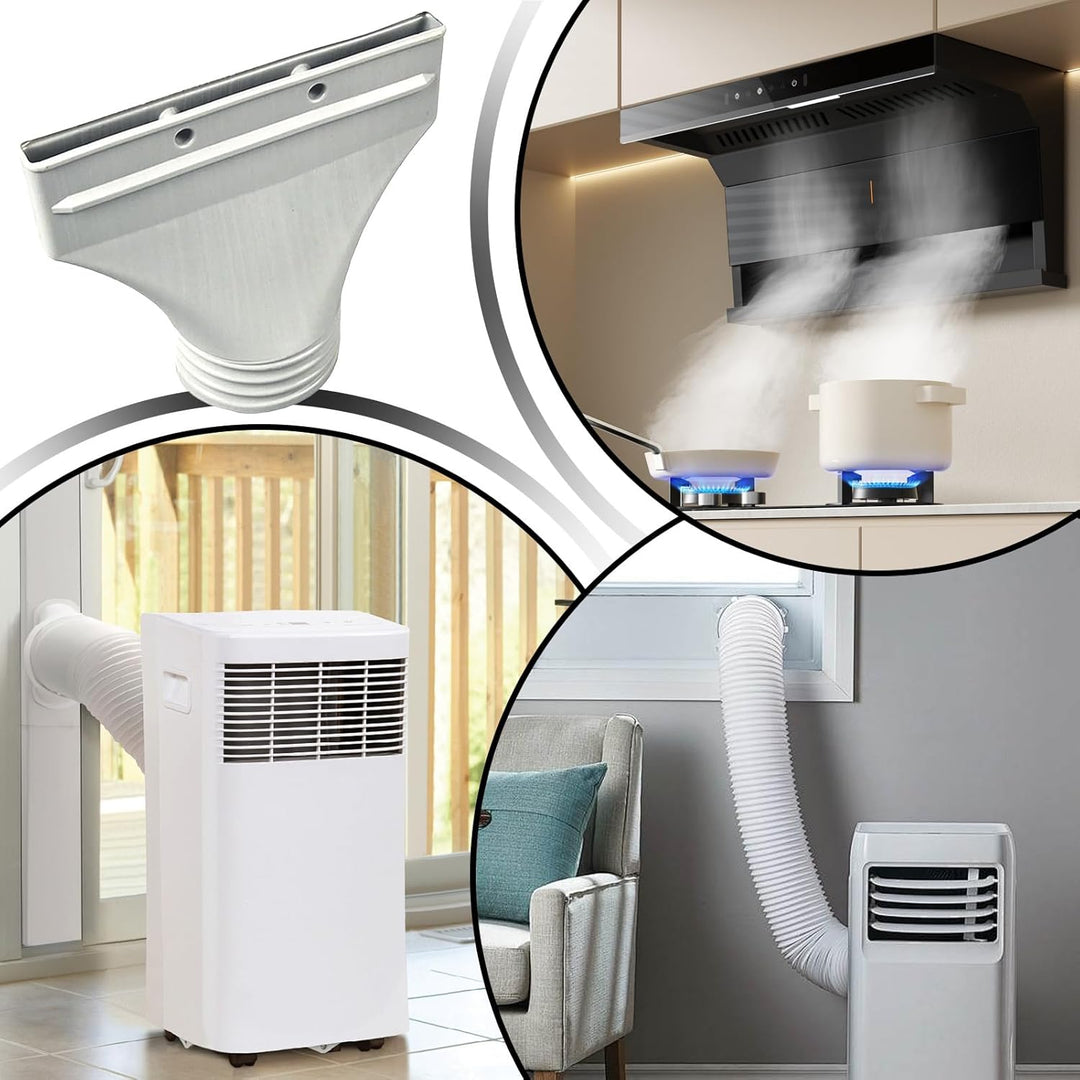 Fensterabluftanschluss, Abluftschlauch KlimageräT Fenster, schlankes 2 cm Profil für Kippfenster – i