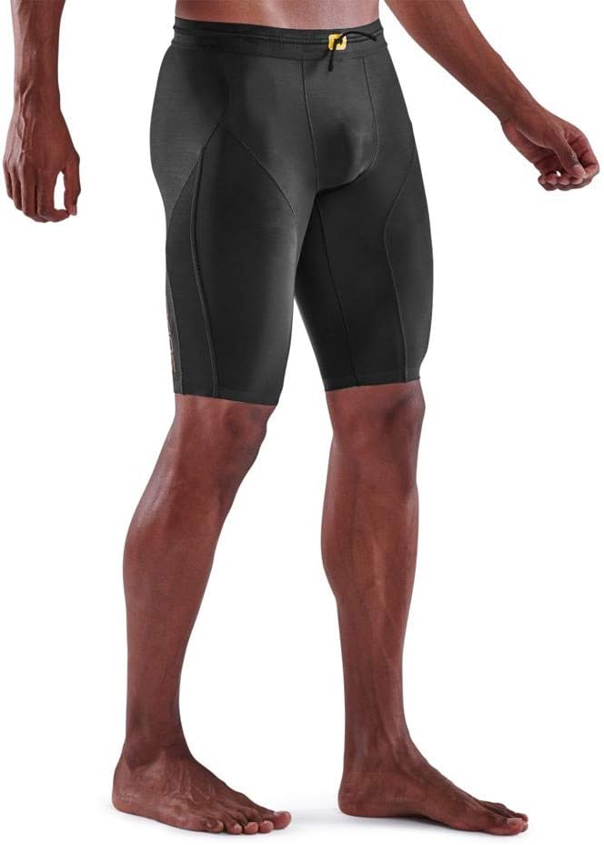 Skins Series-5 Half Tights Herren schwarz Grösse XXL 2022 Laufsport Shorts