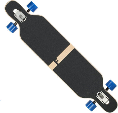 FunTomia Longboard mit 3 Flex Stufen Drop Through Cruiser Komplettboard Mach1 Speed Kugellager T-Too