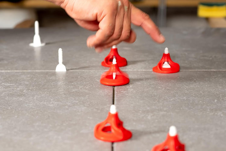 Twist-it Nachfüllpack mit 500 Gewindelaschen - 3 mm Fugenbreite - 3-22 mm Fliesenstärke - Flat-Pro F
