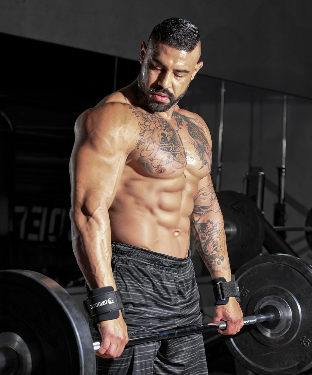 DMoose Fitness Zughilfen Krafttraining für Männer &amp; Frauen (Paar) - Reissfestes Nylon mit 8 mm dicke