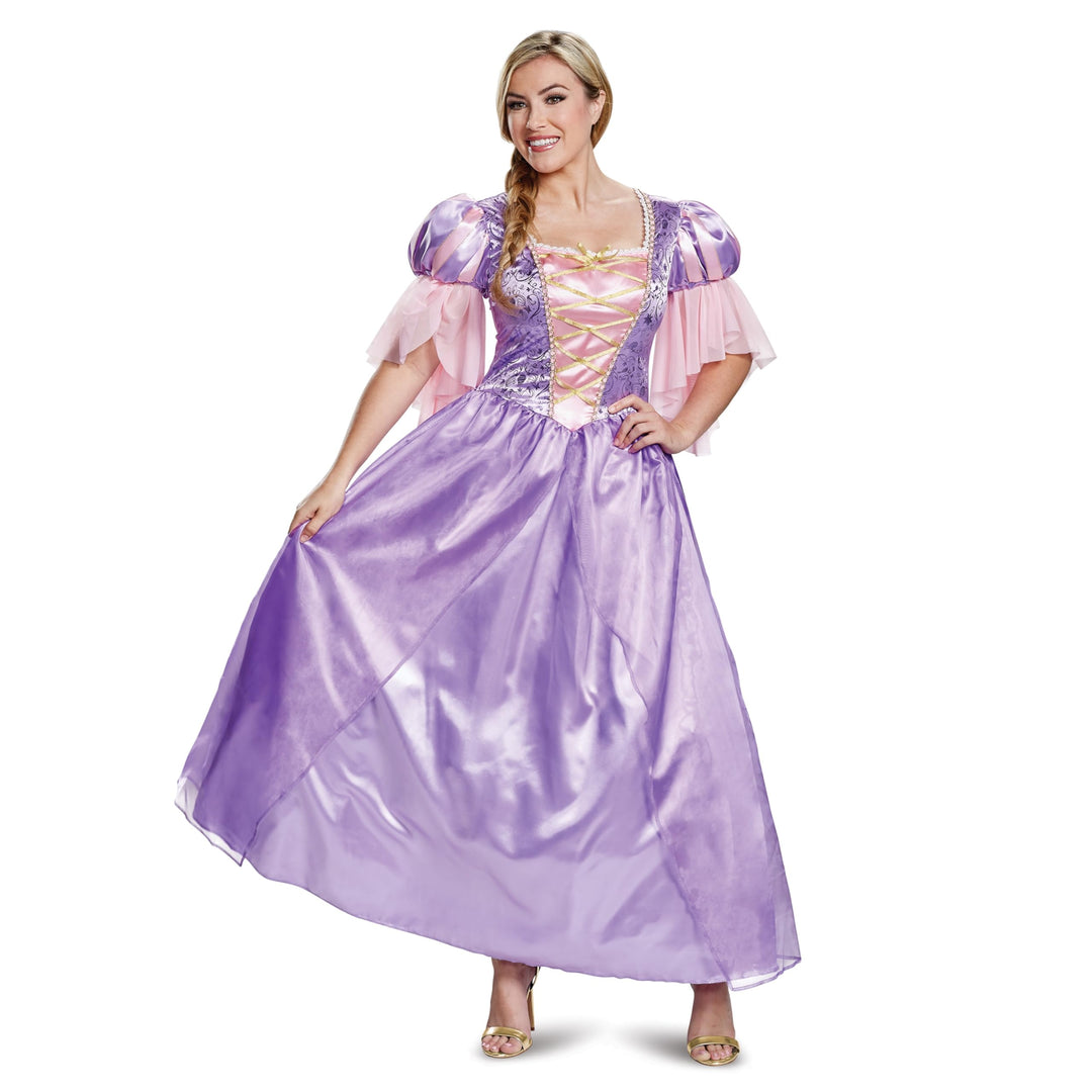 Disguise Damen, offizielles Disney Prinzessin Rapunzel Deluxe Kleid Kostüme in Erwachsenengrösse, Li