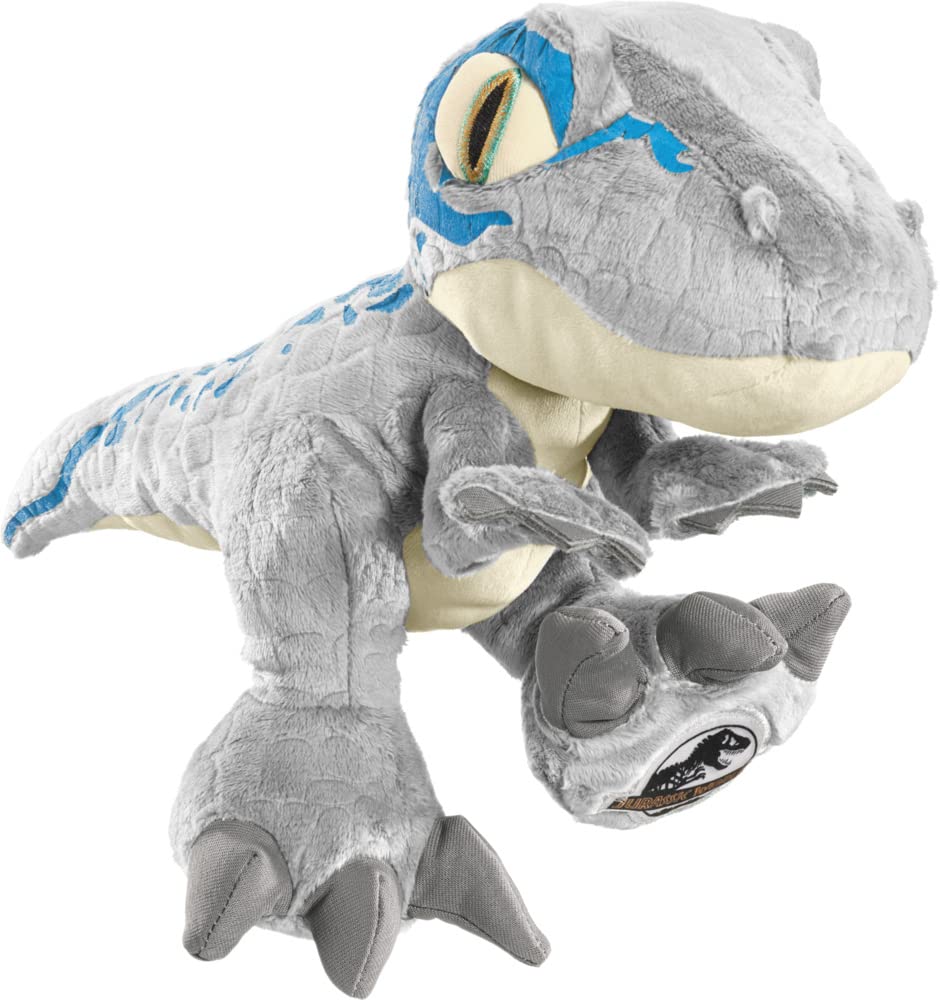 Schmidt Spiele 42753 Dinosaurier Blue, Jurassic World, 30 cm Plüschtier Single, Single