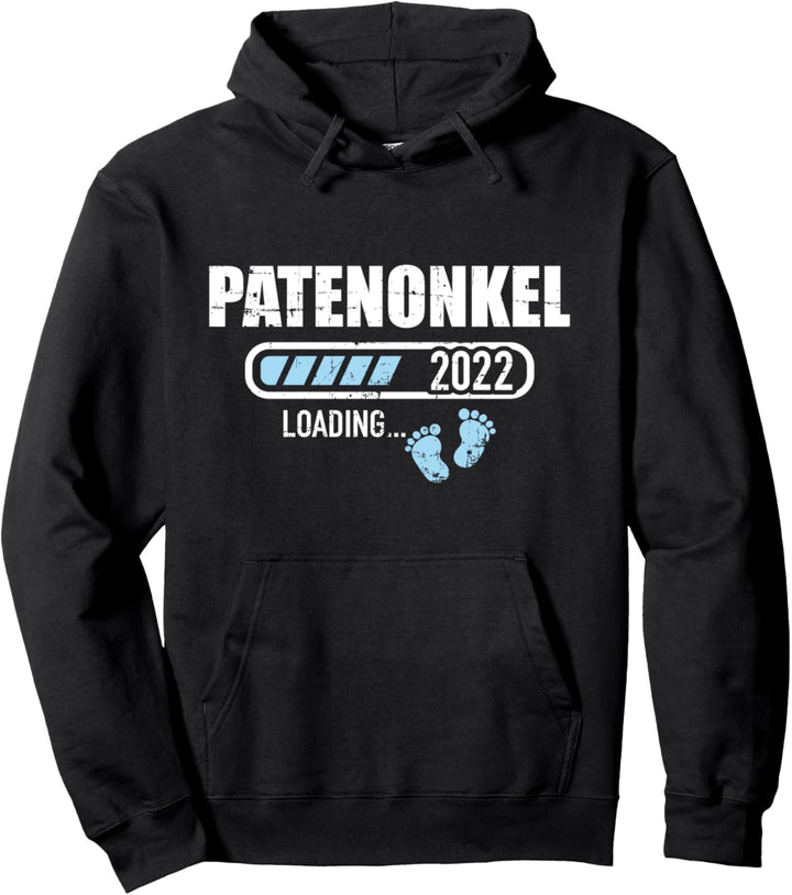Patenonkel 2022 lädt für Schwangerschaft verkünden Pullover Hoodie