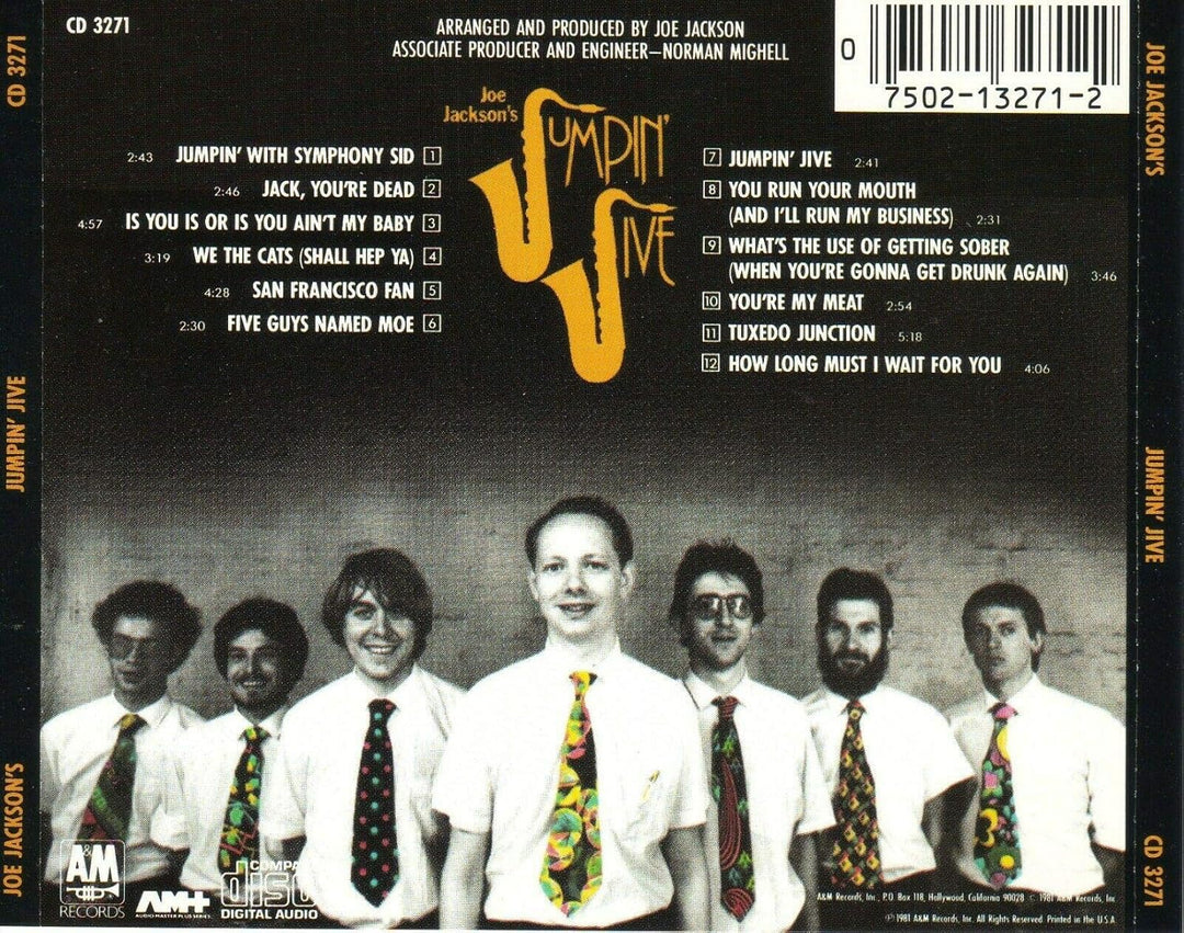 Jumpin Jive, Audio-CD
