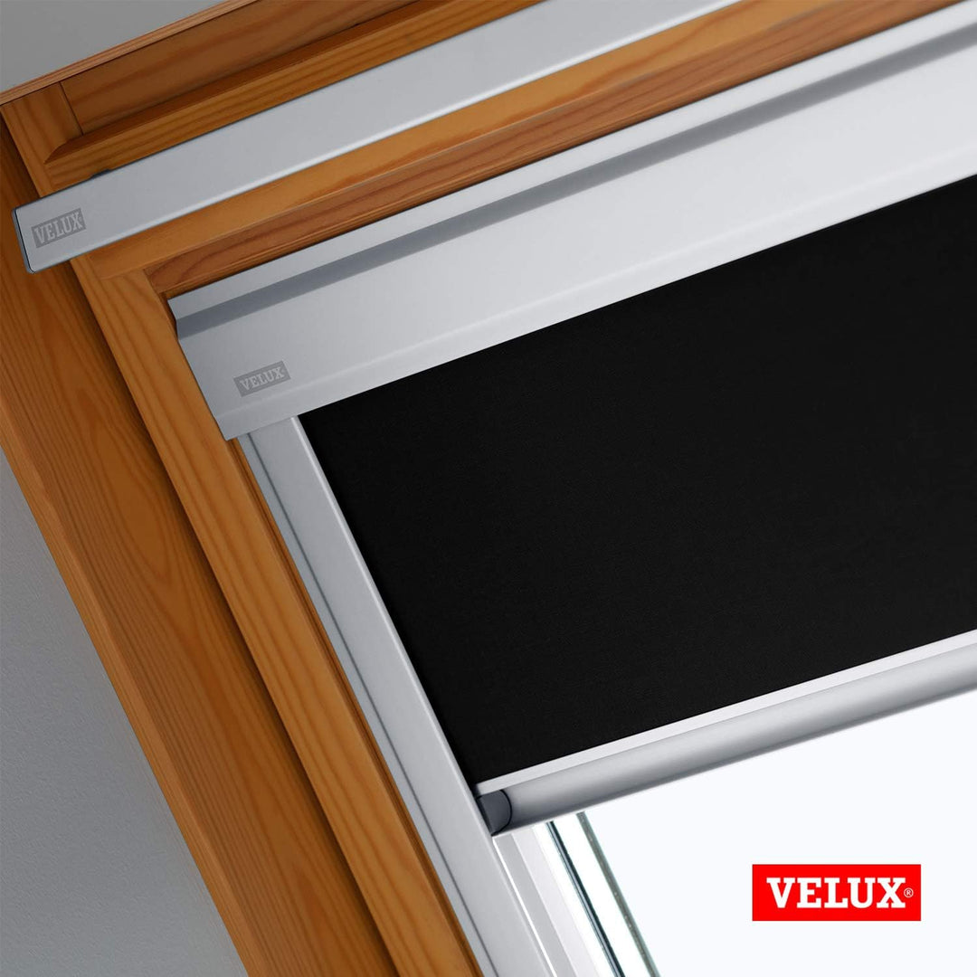 VELUX Original Dachfenster Verdunkelungsrollo Classic, Grau, für S06 B96 x H93 cm Grau, B96 x H93 cm