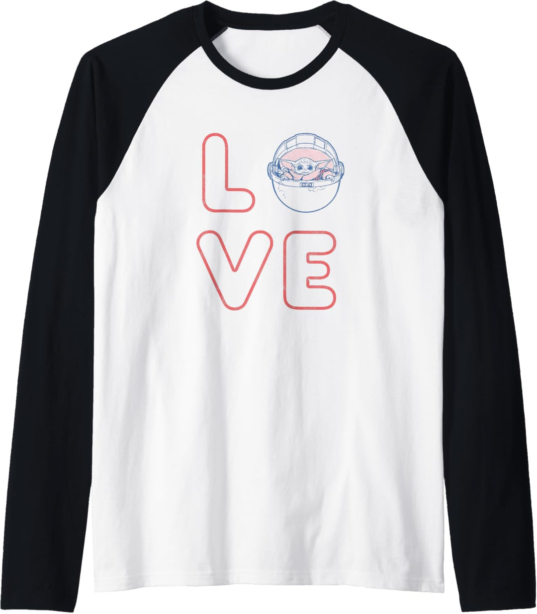 Star Wars: The Mandalorian The Child In Pod Love Valentine Raglan