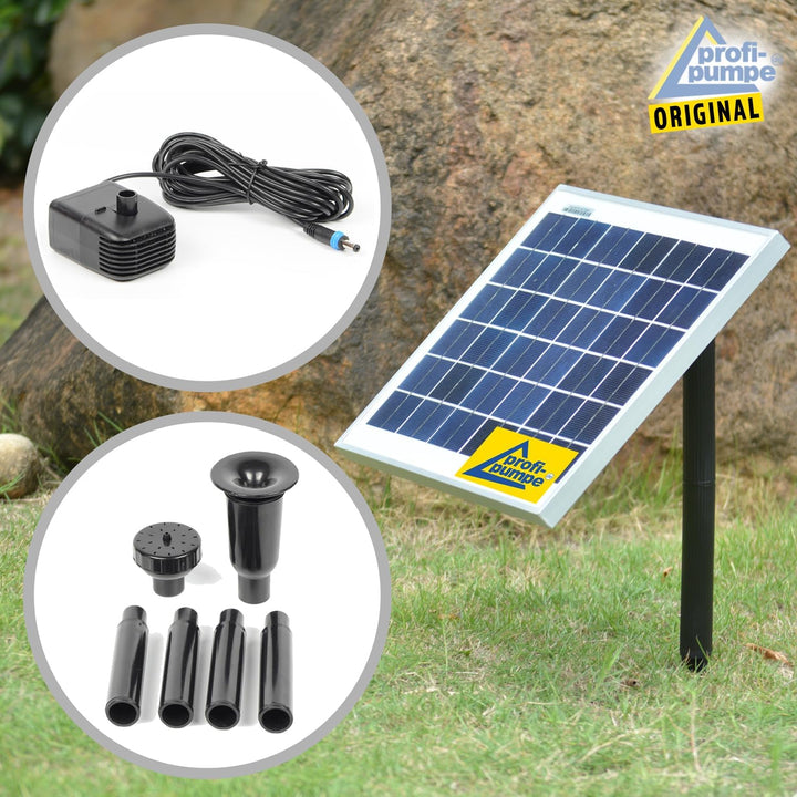 SOLAR TEICHPUMPE für GARTENTEICH SPRINGBRUNNEN GARTENBRUNNEN SOLAR TEICHPUMPE Oasis 1300-1 Solar-Tei