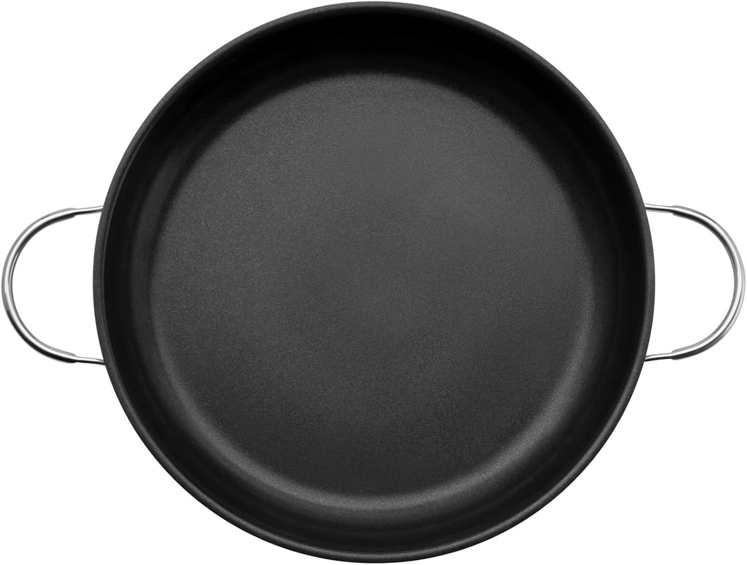 Silit Calabria Brat-/ Servierpfanne 32 cm Induktion, Edelstahl beschichtet, Edelstahlgriff, backofen