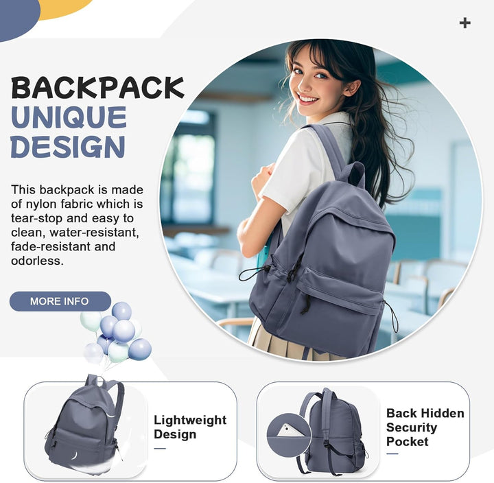 Schulrucksack Mädchen Jungen Causal Schultasche College Rucksack Schule Teenager Schulmädchen Schulr