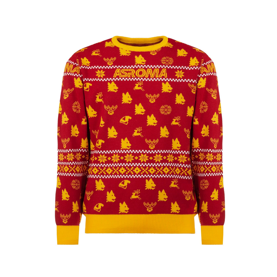 AS Roma Weihnachtspullover 2022 As Rom Pullover M Kurz, M Kurz