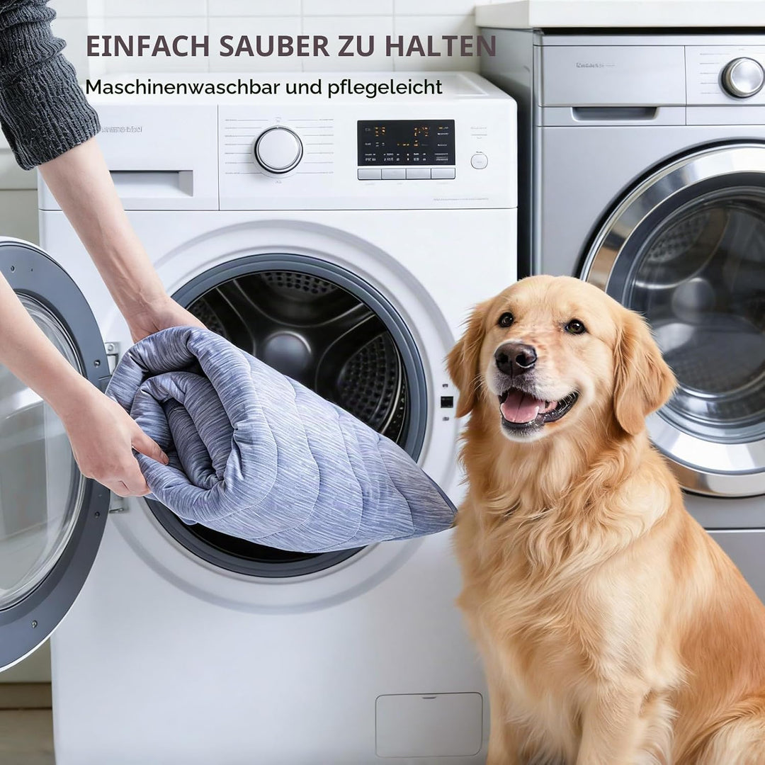 kühlmatte Hunde, doppelseitige Kühlmatte für Haustiere, 100 x 70 cm, Arc-Chill-Kühlfaser &amp; Q-MAX > 0