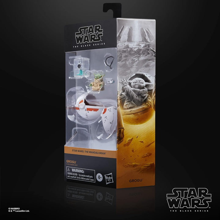 Star Wars Hasbro The Black Series Grogu, Figur zu The Mandalorian, passend zu 15 cm grossen Action-F