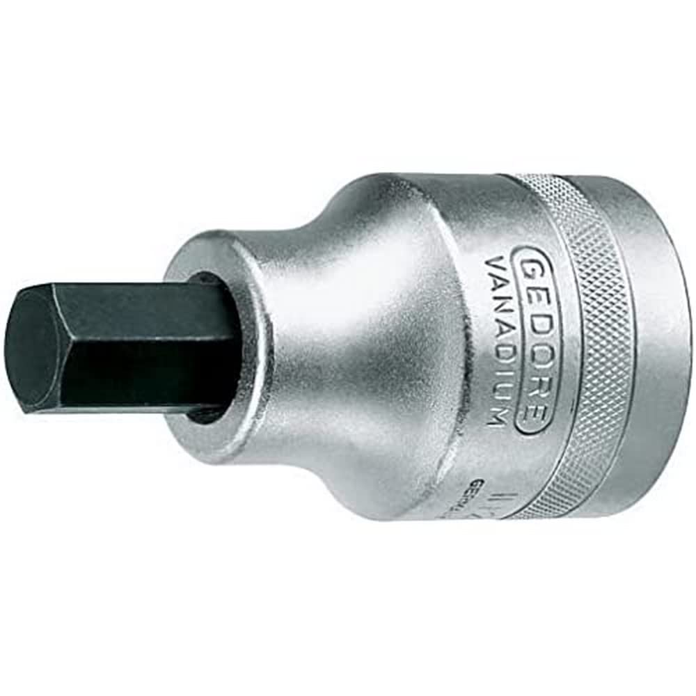 Steckschlüsseleinsatz IN 21 1 Zoll Innen-6-kant SW 17mm L.90mm GEDORE 17 mm, 17 mm