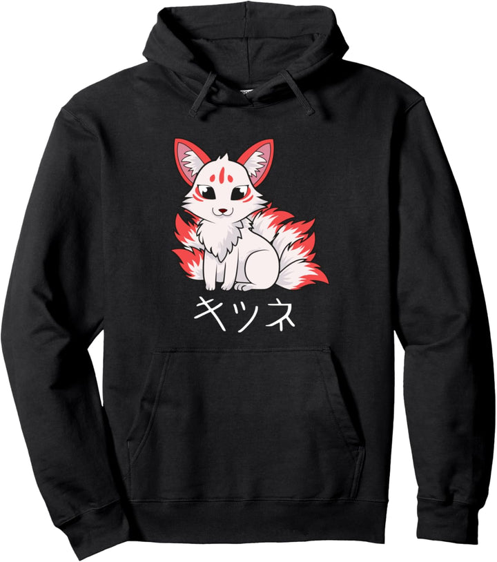 Japanisch Kitsune Pullover Hoodie