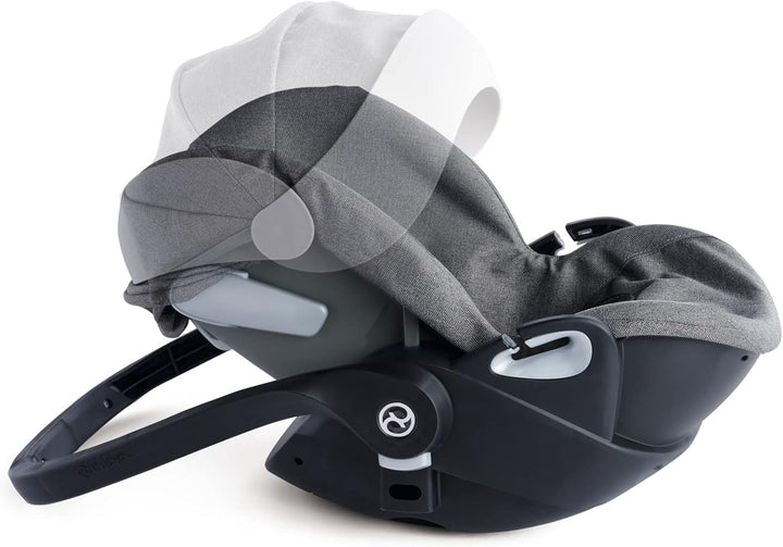 Corolle 9000141390 - Cybex 2in1 Puppen Trageschale und Wiege, mit Gurt und Verdeck, kann mit dem Cyb