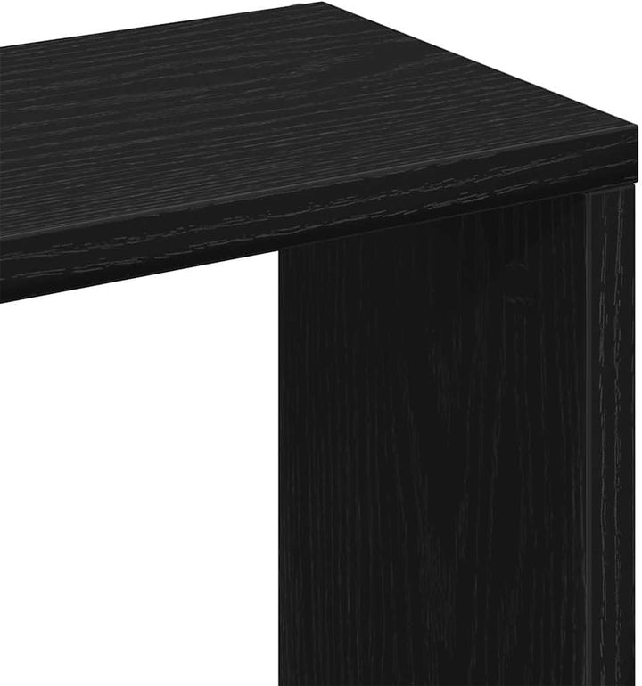 vidaXL Wandregal Schwarze Eiche 36 x 16 x 90 cm Holzwerkstoff, Schwarze Eiche