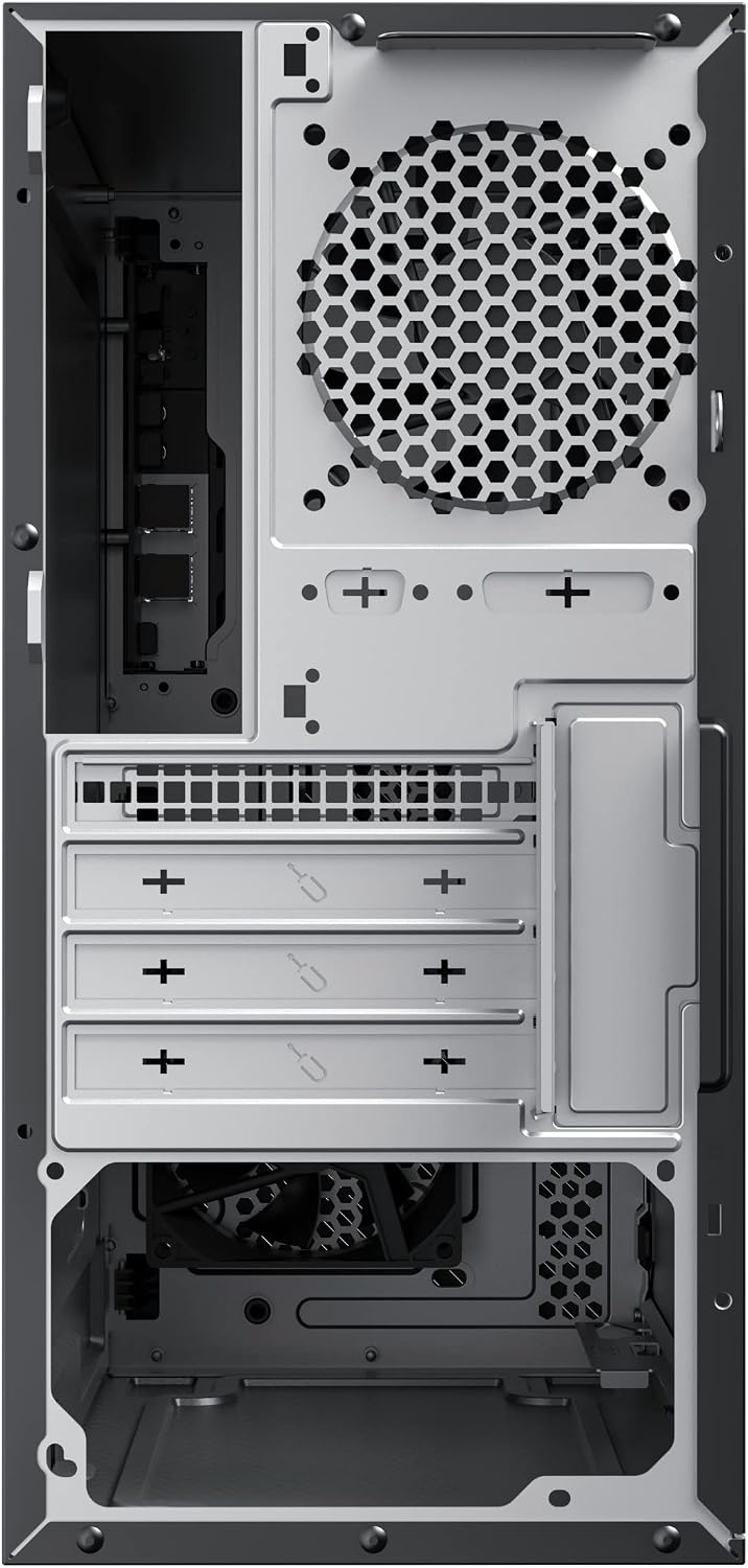 UNYKAch Micro ATX Computergehäuse NUMEN 500 Pro Type C, 17 Liter mit 5 USB-Anschlüssen, kompatibel m