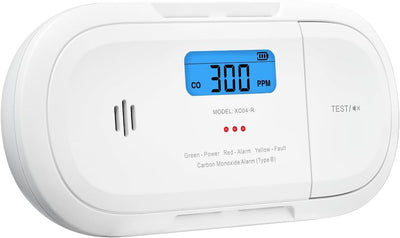 X-Sense CO Melder mit Spitzenwert Speicher, Kohlenmonoxidmelder, Akkurater Sensor mit 10 Jahre Batte