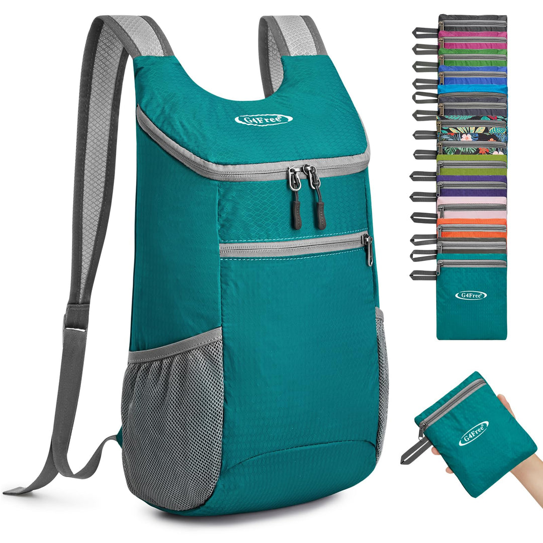 G4Free Ultraleichter 11 l kleiner faltbarer Rucksack für Reisen, Wandern, Radfahren, Wandern oder Me