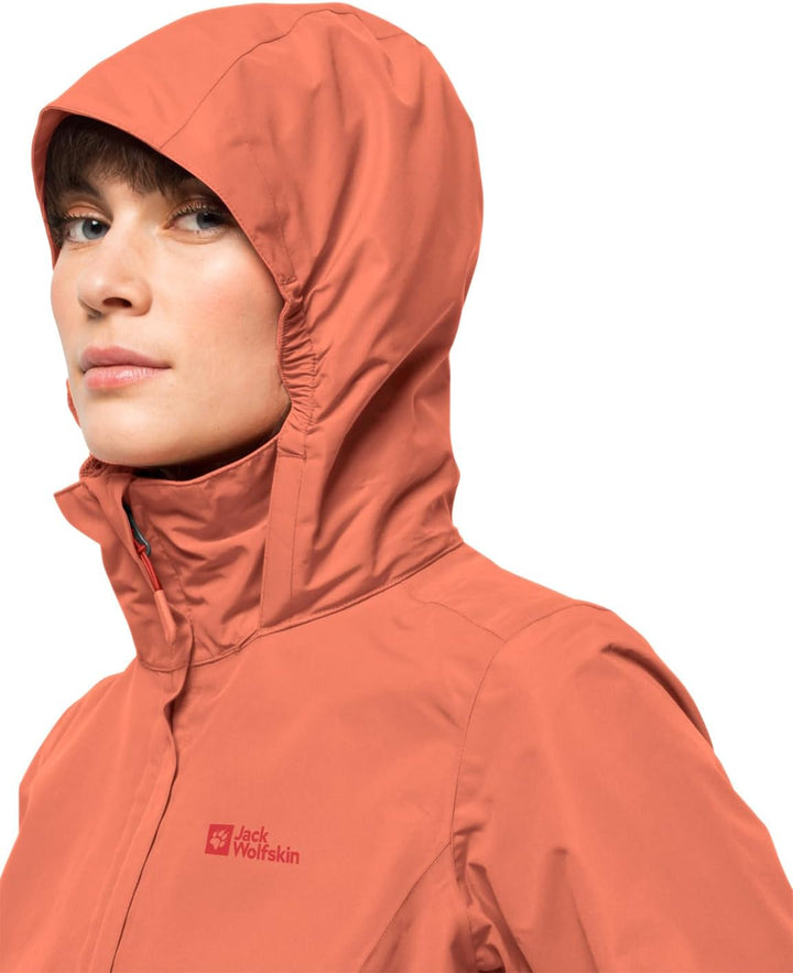 Jack Wolfskin Damen Stormy Point 2l Jkt W Jacket, guave