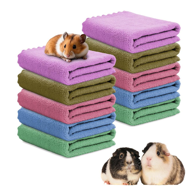10 Stück Nagerteppich wasserdichte Decke, PIPI Pads für Meerschweinchen Decke, Waschbare Haustier PI