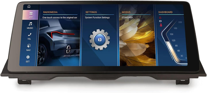 GONFEN 12,3" 8-Kern Android 12 DAB+ Autoradio 8GB+128GB Für BMW 5er F10/F11 (2010-2012) CIC GPS Navi