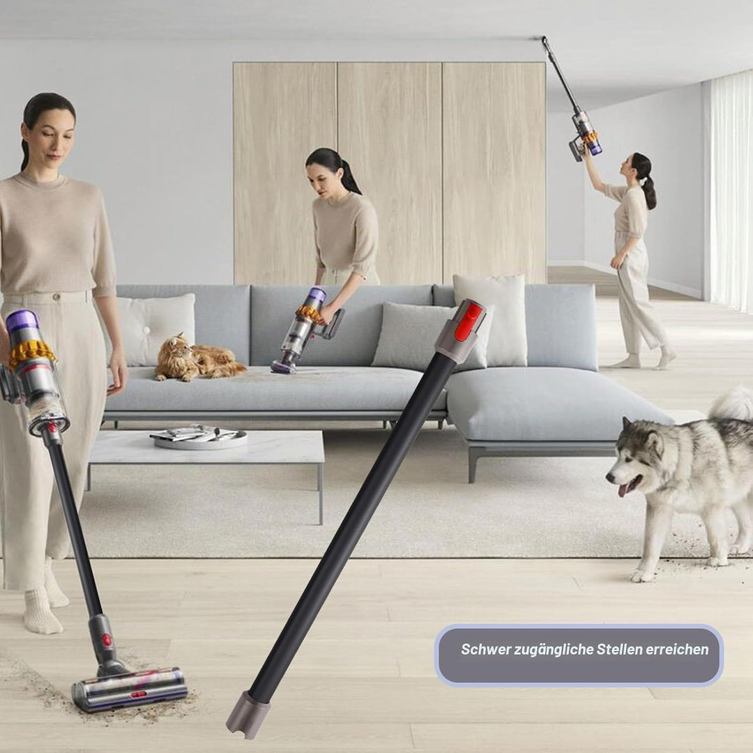 Ersatzteile Verlängerungsrohr für Dyson V7 V8 V10 V11 V15 Staubsauger, Saugrohr Länge 73 cm, Rohr Er