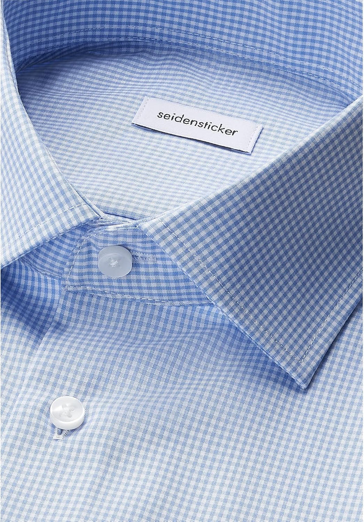 Seidensticker Herren Men Regular Longsleeve Cotton Business Shirt 39 Hellblau(193660), 39 Hellblau(1