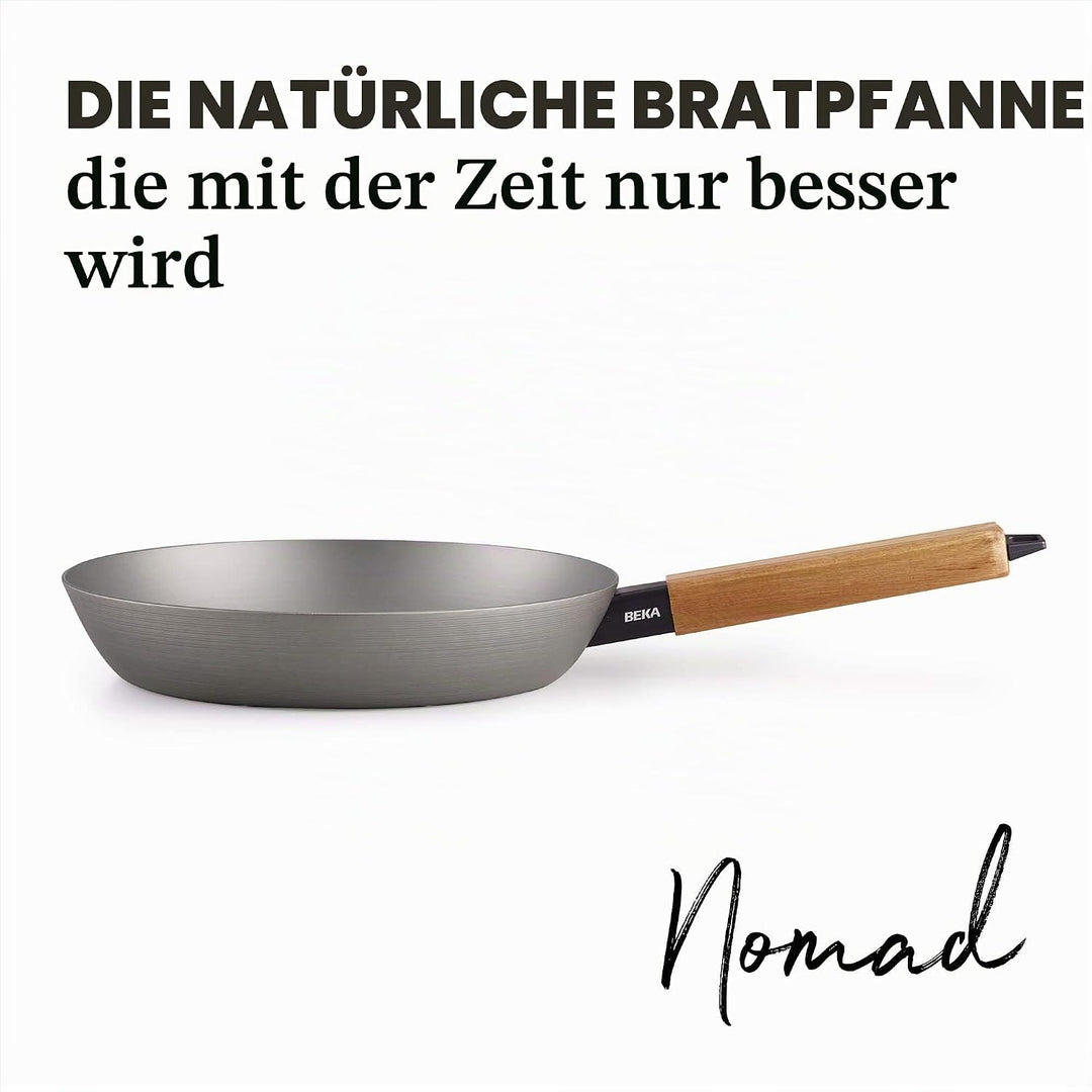 Beka 13977244 Nomad 24 cm Bratpfanne, Stahl, 24 cm