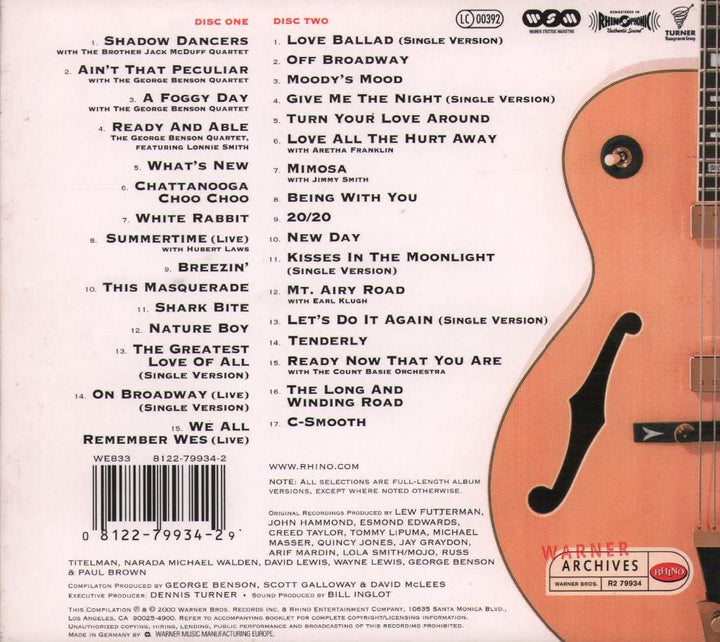 Anthology, Audio-CD
