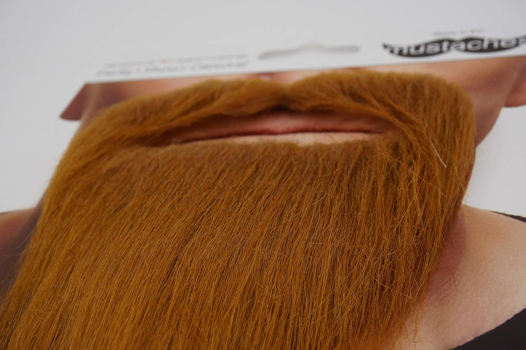 Mustaches Selbstklebender Ducktail Falscher Bart, Neuheit, Falsche Gesichtsbehaarung, Kostümzubehör