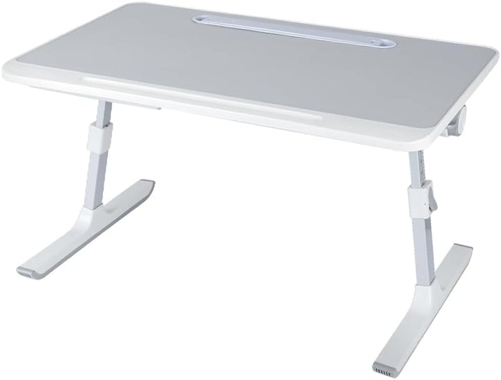 Betttisch Klappbar, Laptoptisch, Einstellbare Höhe, mit Buchständer, Schublade, Lap Stopper, Tablet