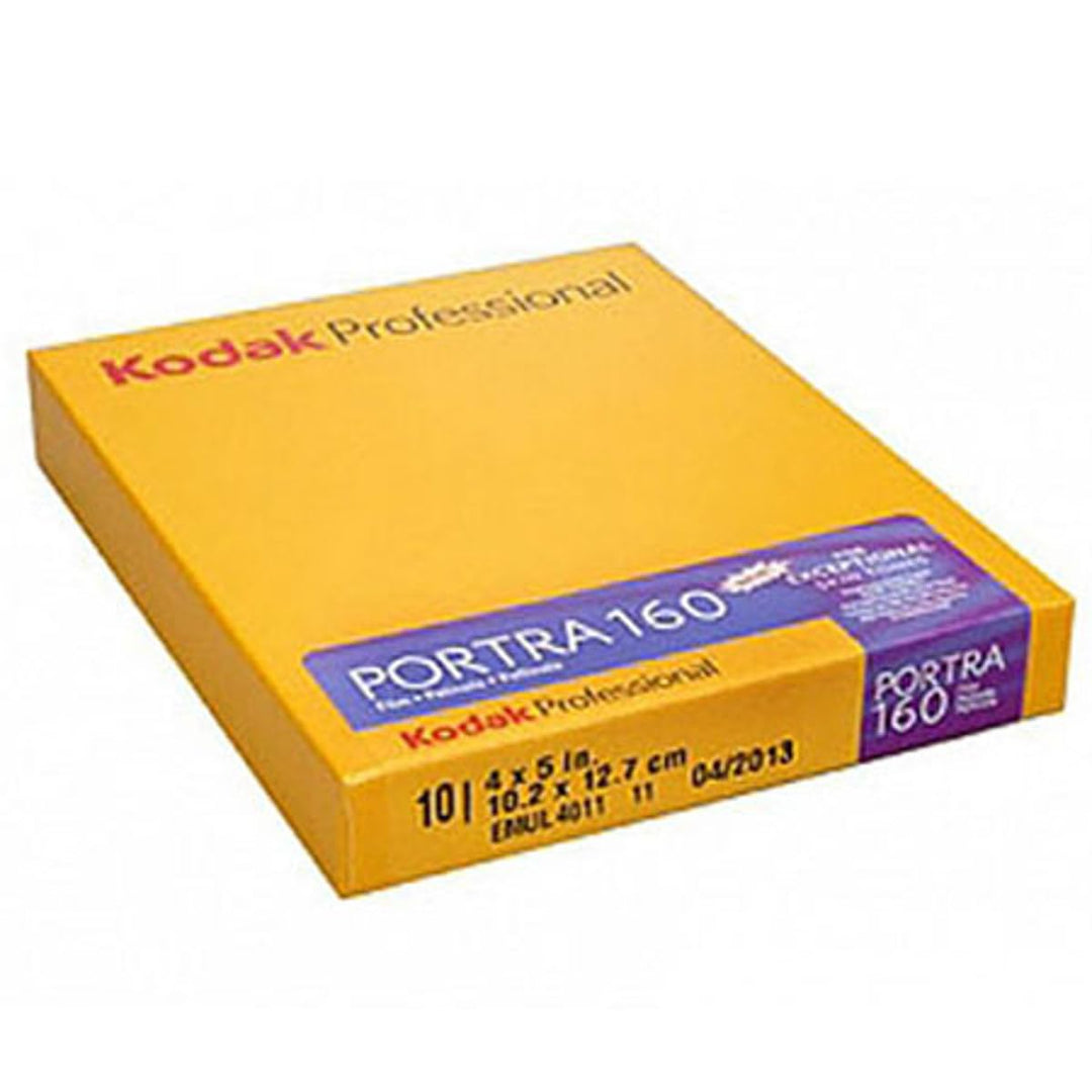Kodak Portra 160 4x5 Zoll Farbnegativfilm – 10 Blatt – ISO 160 – Professioneller Farbfilm für Grossf