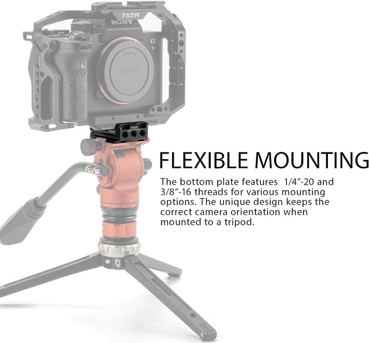 Tilta Universal ARCA Schnellwechsel-Grundplatte, kompatibel mit 38 mm Arca-Swiss Schnellspann-Empfän