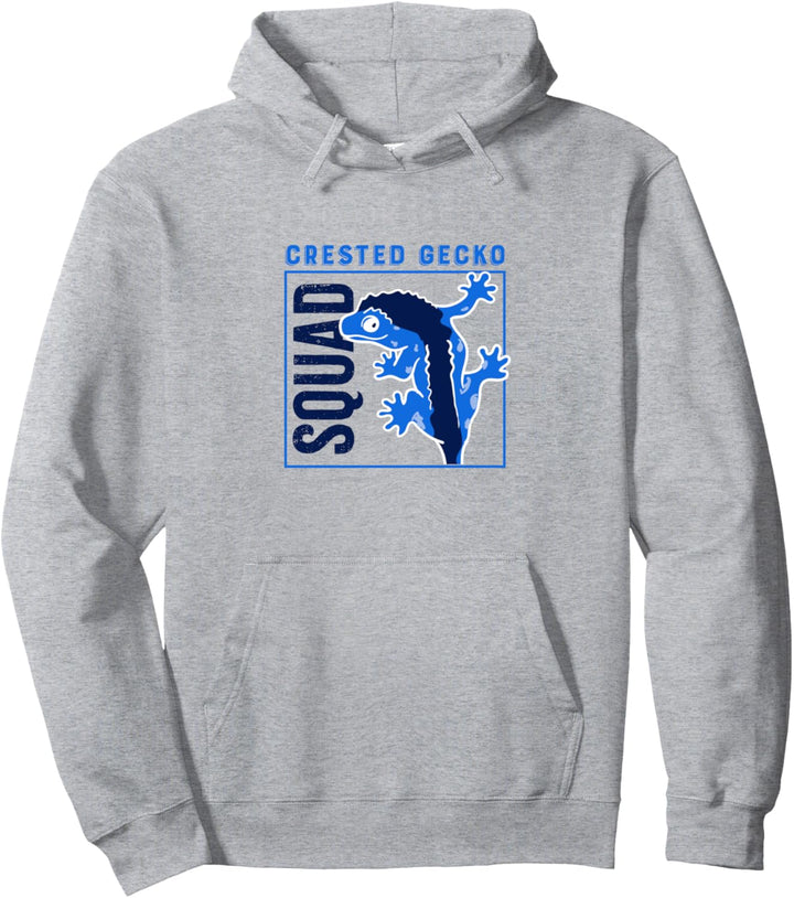 Exotische Tiere Geckos Niedliche Eidechse Kammgecko Pullover Hoodie