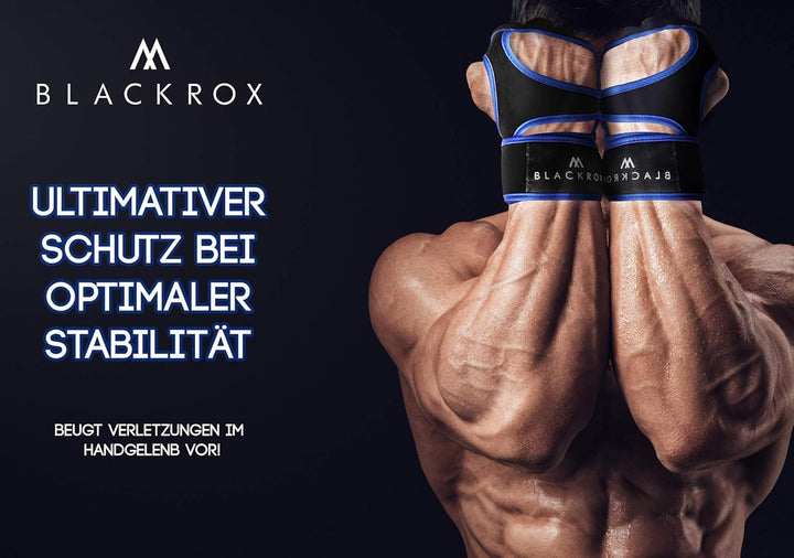 BLACKROX Fitnesshandschuhe Seattle Atmungsaktive Vergleichssieger Fitness Handschuhe mit Handgelenks
